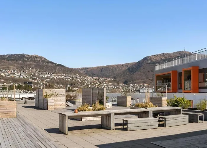 Apartament Modern With Rooftop Terrace And Stunning Views Bergen